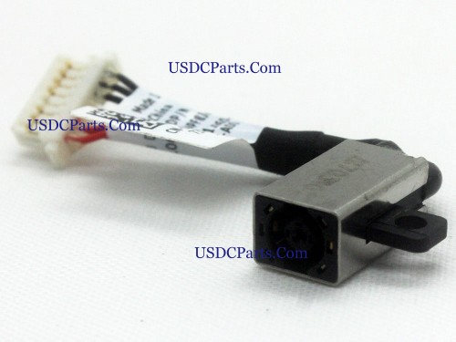 Dell Inspiron 15 5000 5568 i5568 5569 i5569 P58F P58F001 2-in-1 Power Jack Connector Charging Port DC IN Cable